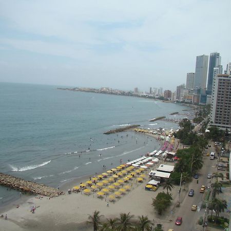Apartamento , Vista A La Ciudad Antigua Y Playa Cartagena Exterior foto